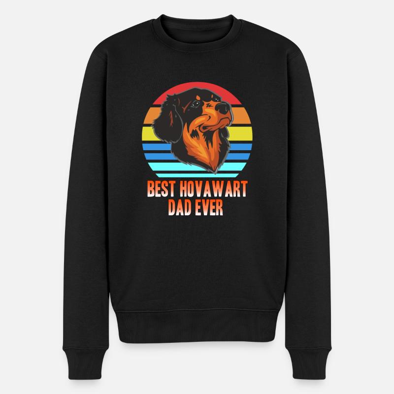 Hovawart Hund - Männer Premium Bio Pullover - Schwarz