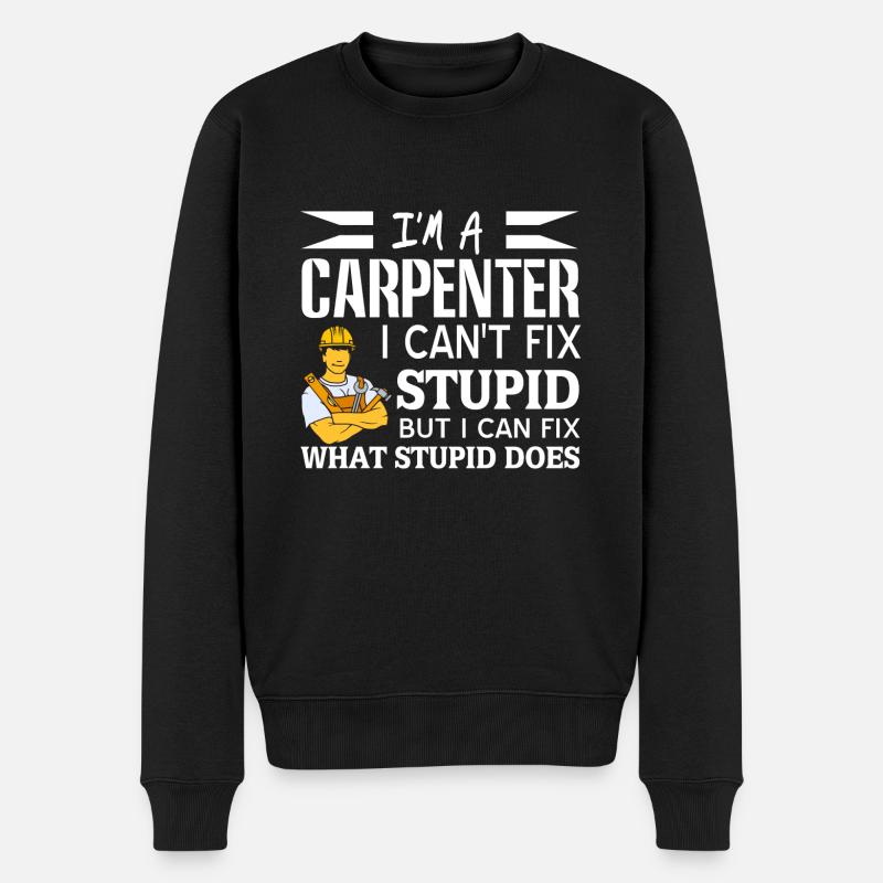 Charpentier - Pull Premium bio Homme - noir