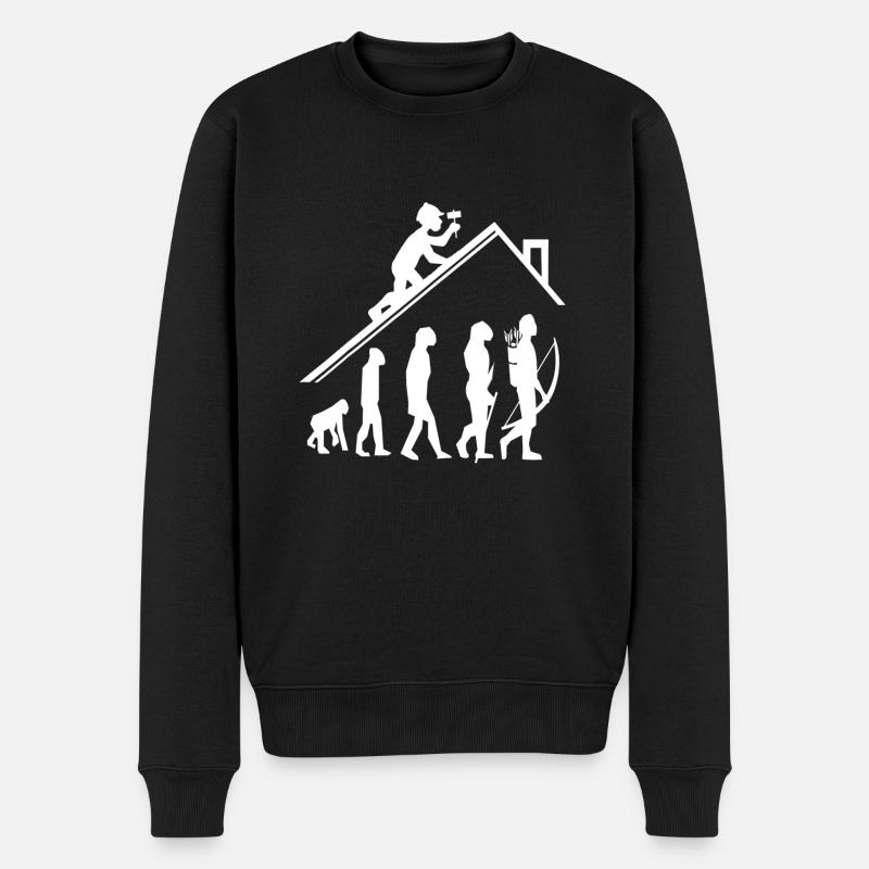 Charpentier - Pull Premium bio Homme - noir