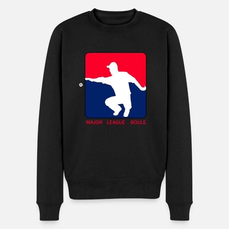 Major League Boule - Männer Premium Bio Pullover - Schwarz