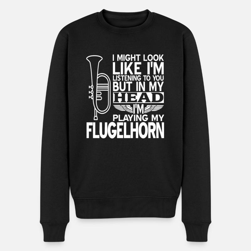 Bugle - Pull Premium bio Homme - noir