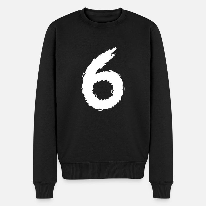 Numéro 6 - Pull Premium bio Homme - noir