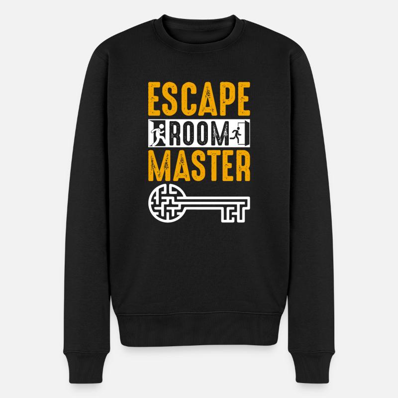 Escape Room Master - Männer Premium Bio Pullover - Schwarz