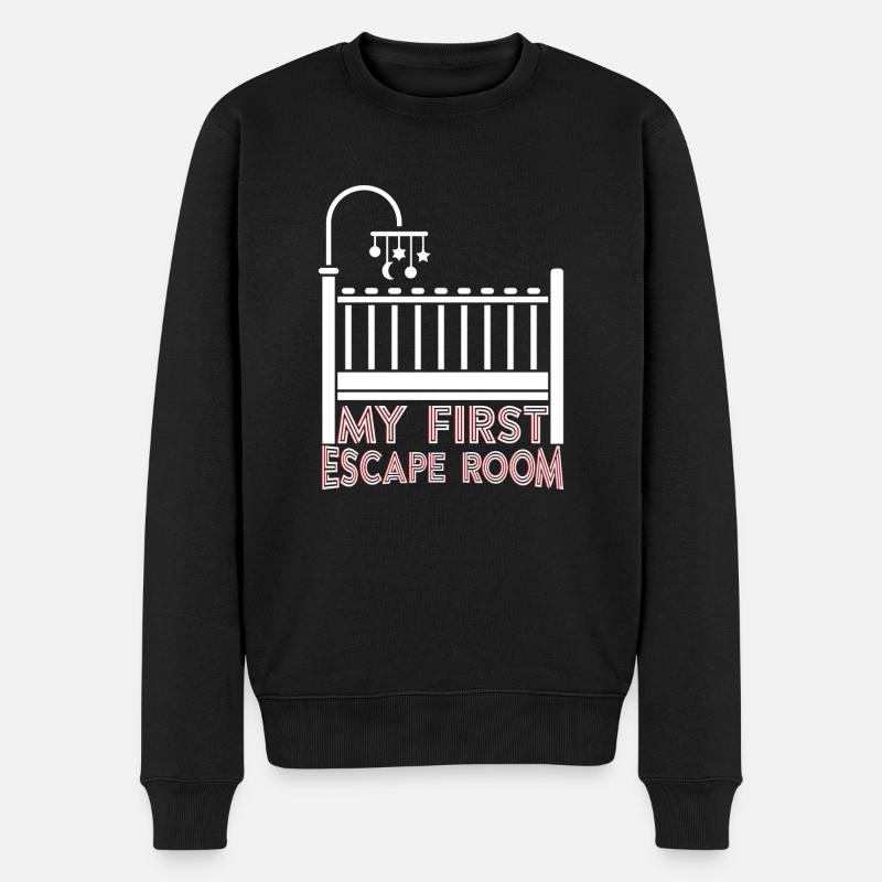 Ma première salle d'évasion - Pull Premium bio Homme - noir