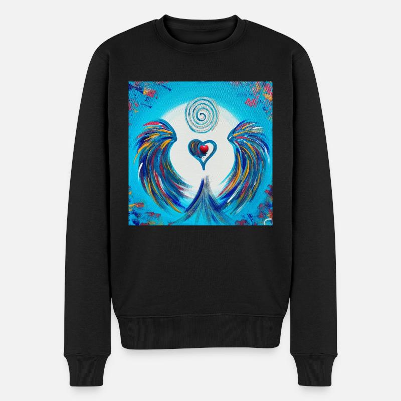 Cœur de l’inspiration - Pull Premium bio Homme - noir