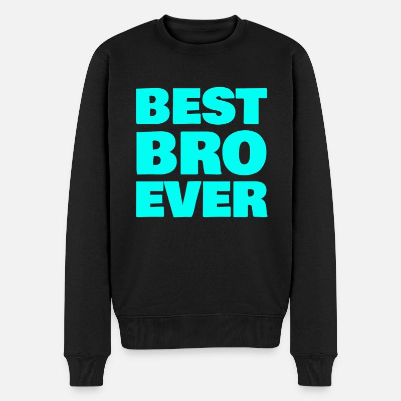 MEILLEUR BRO JAMAIS - Pull Premium bio Homme - noir