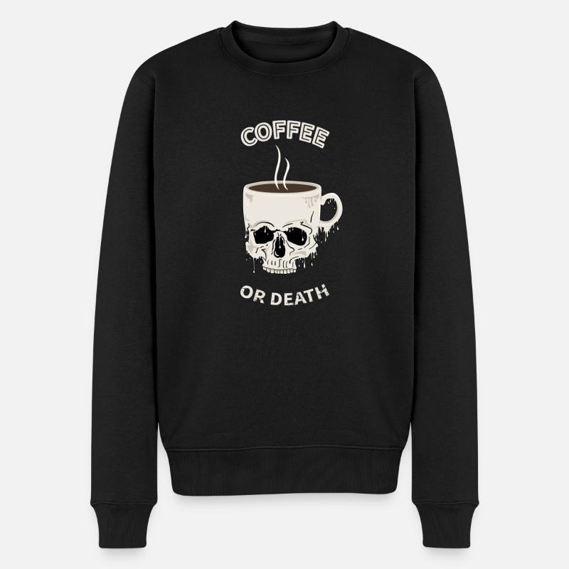 Café ou mort - Pull Premium bio Homme - noir
