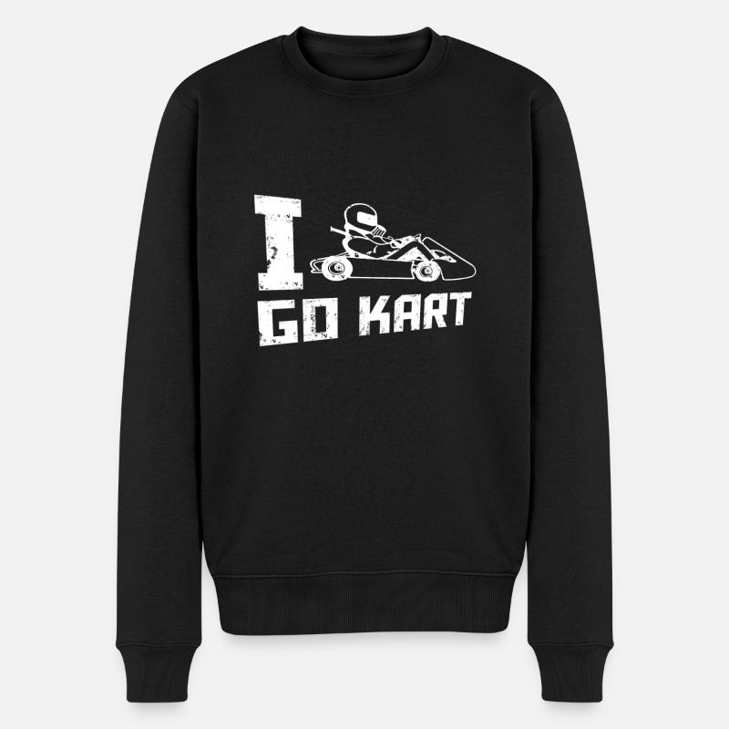 Karting - Kart - Kart - Kart - Pull Premium bio Homme - noir
