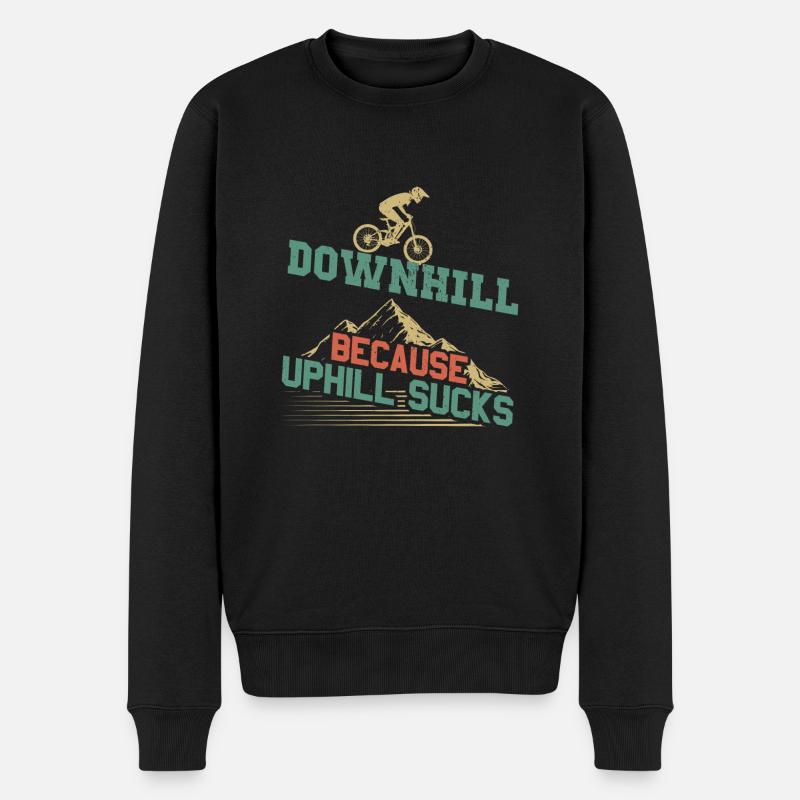 Descente VTT | Cadeau VTT BMX - Pull Premium bio Homme - noir