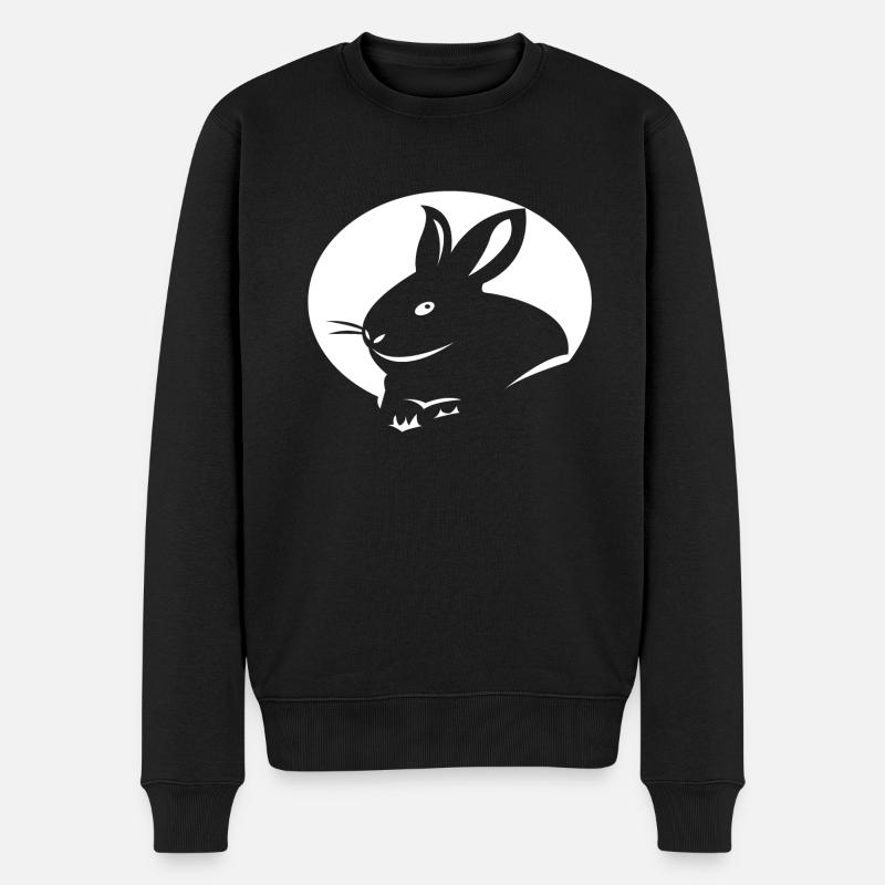 Lapins - Pull Premium bio Homme - noir