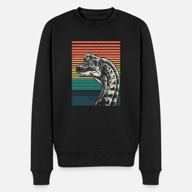 Brachiosaurus - Pull Premium bio Homme - noir