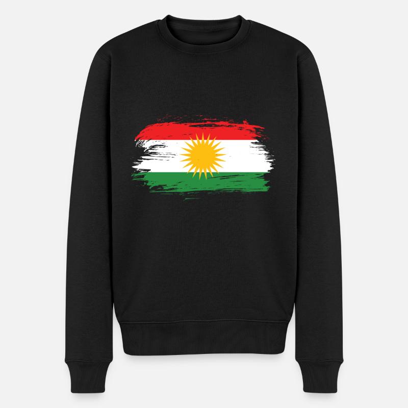Drapeau du Kurdistan - Pull Premium bio Homme - noir