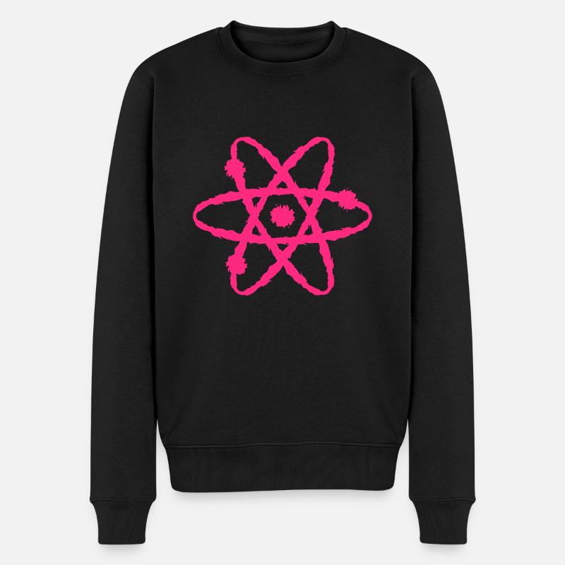 Wissenschaft Symbol - Männer Premium Bio Pullover - Schwarz