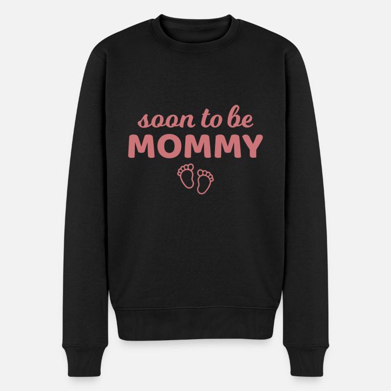 Cadeau femme enceinte maman enceinte - Pull Premium bio Homme - noir