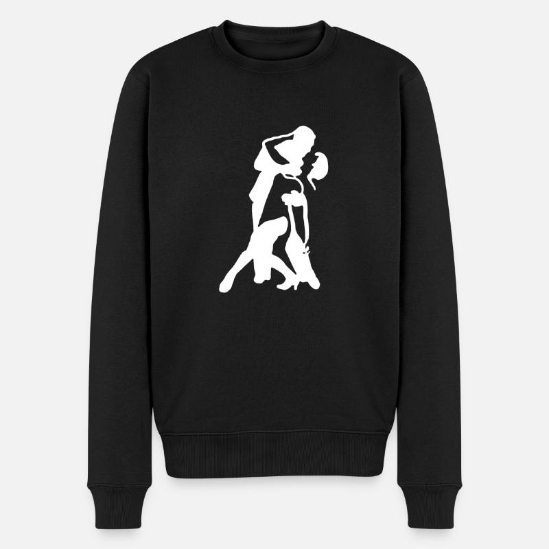 tango paire 1 - Pull Premium bio Homme - noir