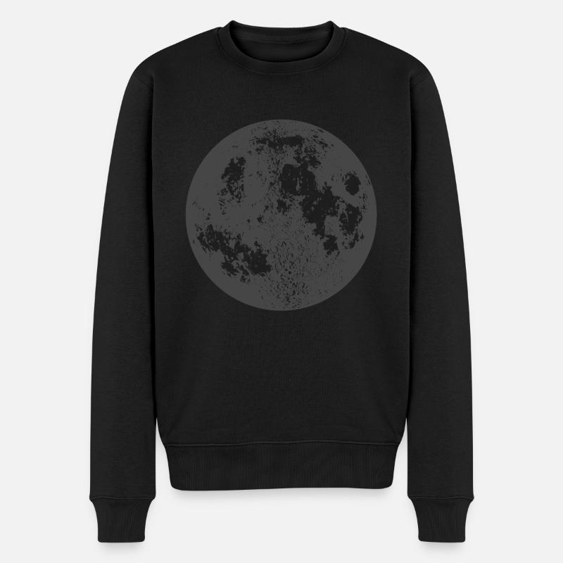 La lune Noire - Pull Premium bio Homme - noir