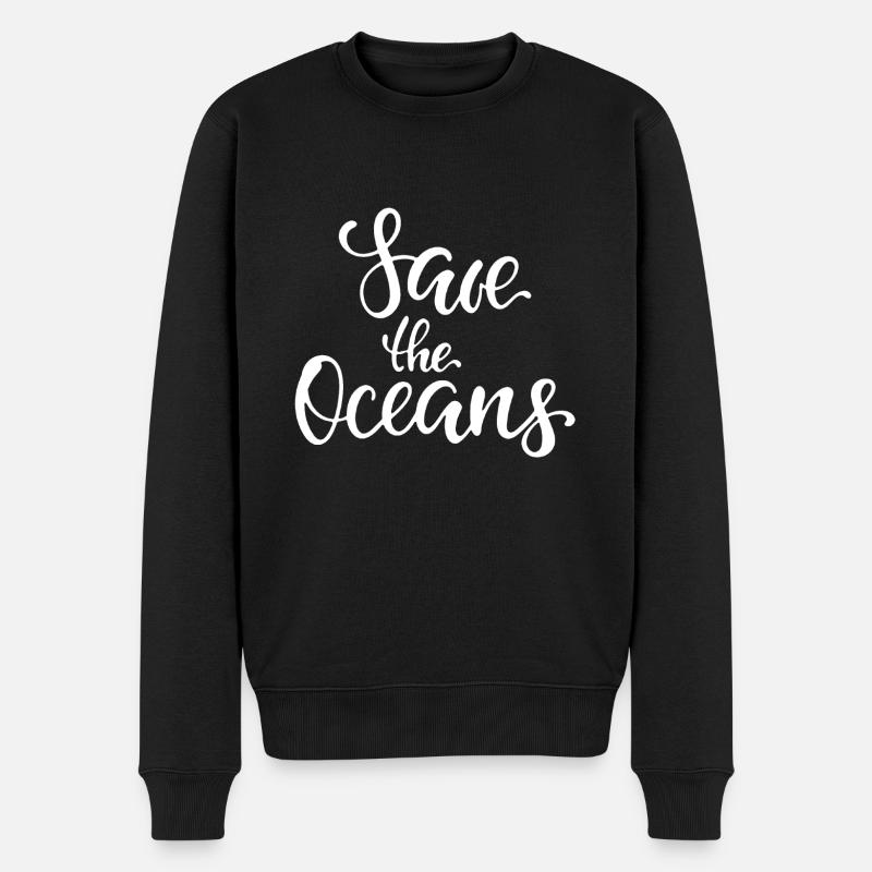 sauver les océans - Pull Premium bio Homme - noir