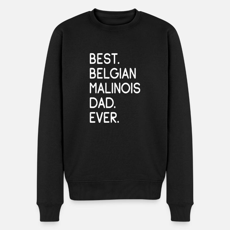 Belgian Malinois - Männer Premium Bio Pullover - Schwarz