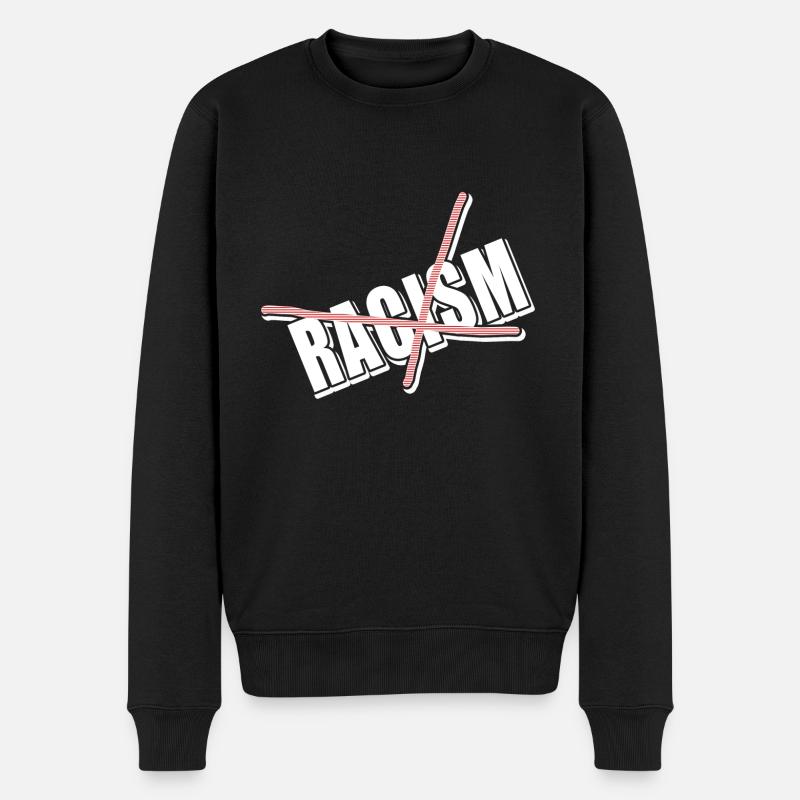 Contre le racisme - Pull Premium bio Homme - noir