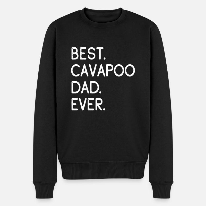 Cavapoo Cavoodle - Pull Premium bio Homme - noir