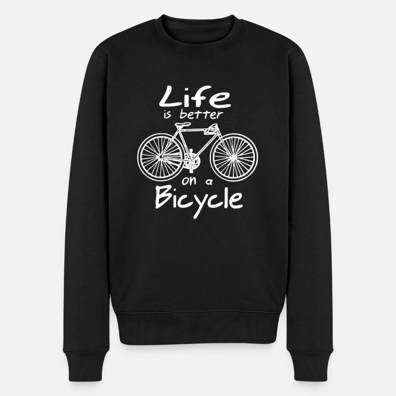 vélo - Pull Premium bio Homme - noir