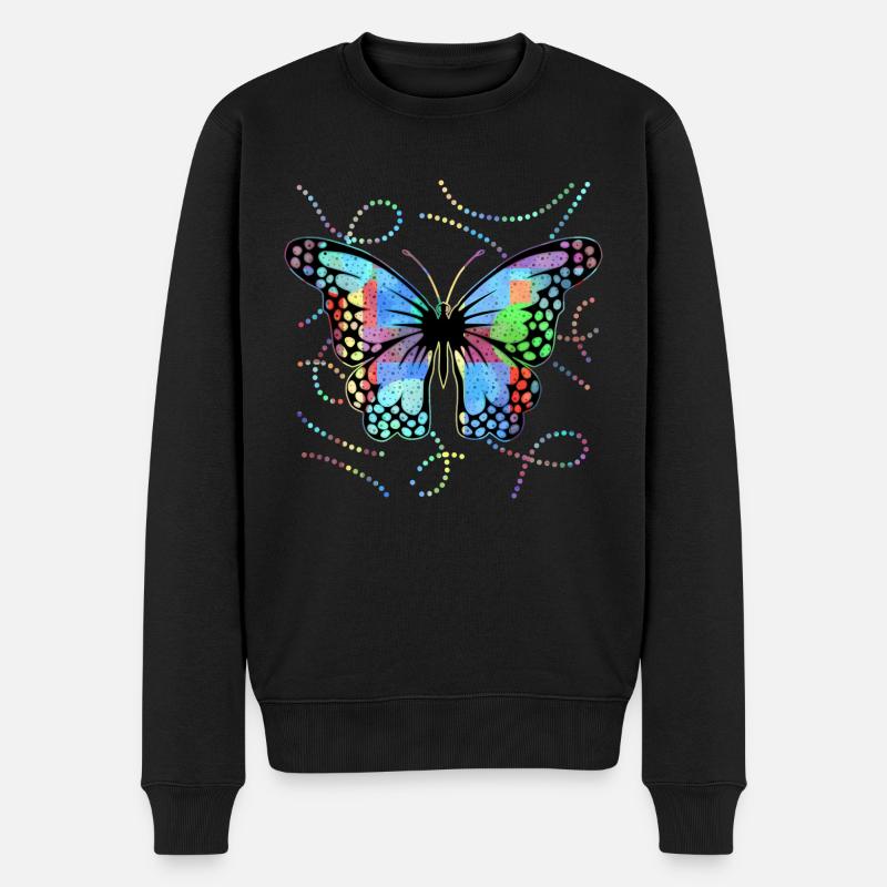 papillon - Pull Premium bio Homme - noir