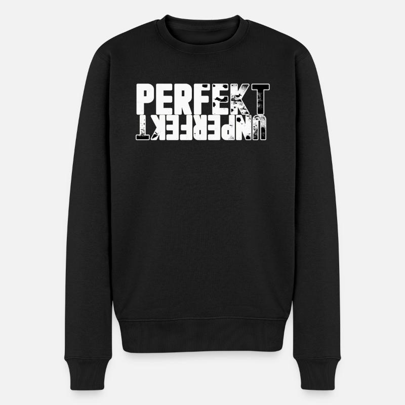 Spruch Design Parfait imperfable - Pull Premium bio Homme - noir