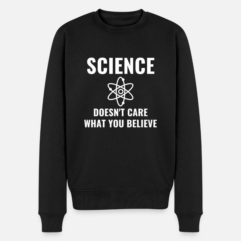 science does not care what you believe orange - Pull Premium bio Homme - noir