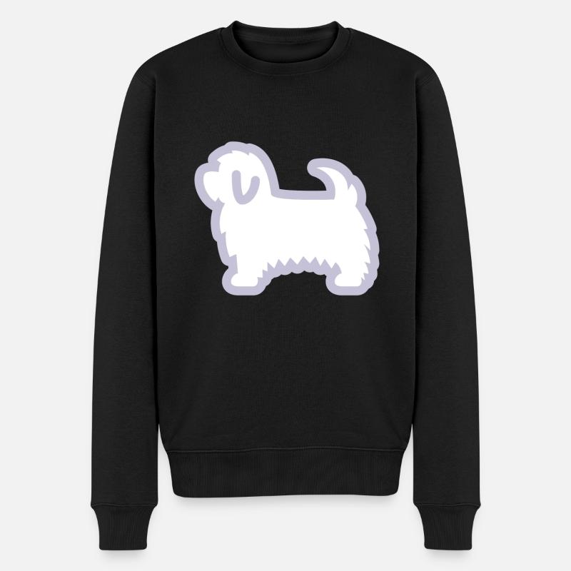 Design bichon havanais - Pull Premium bio Homme - noir