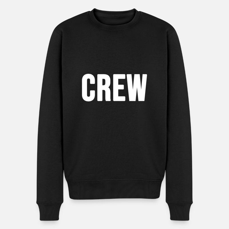 BESATZUNG - Männer Premium Bio Pullover - Schwarz