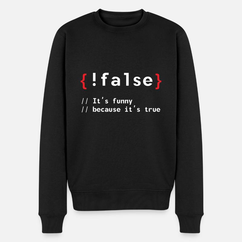 Coding Debug Admin Programme Cadeau - Pull Premium bio Homme - noir