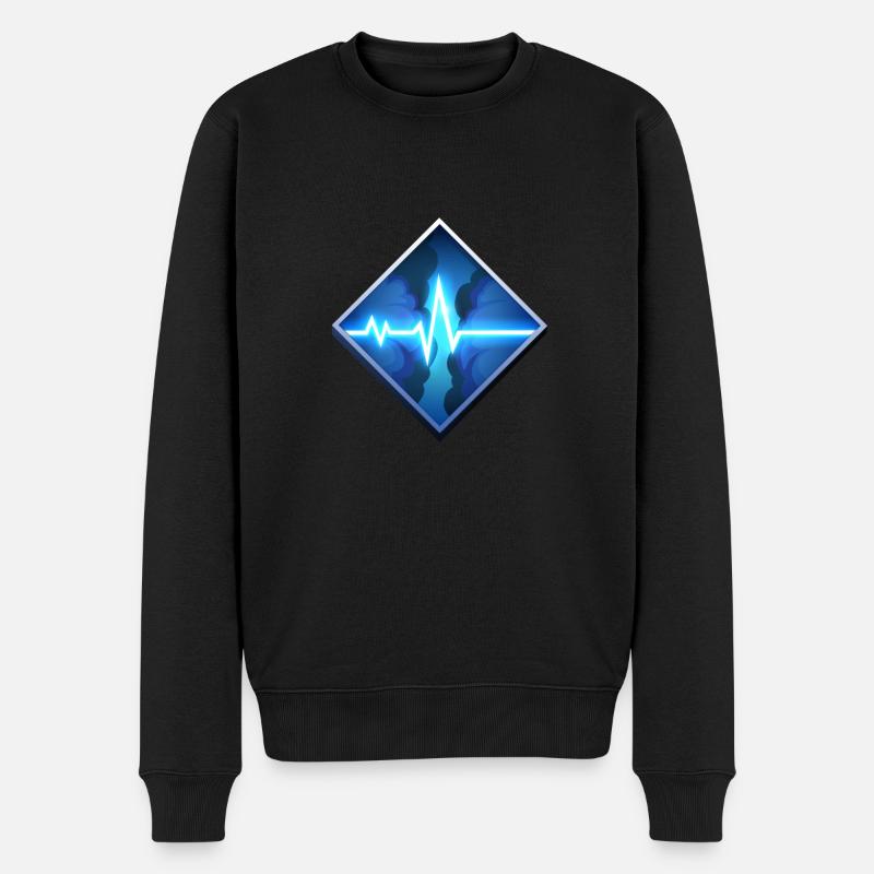 Énergie flash ECG - Pull Premium bio Homme - noir