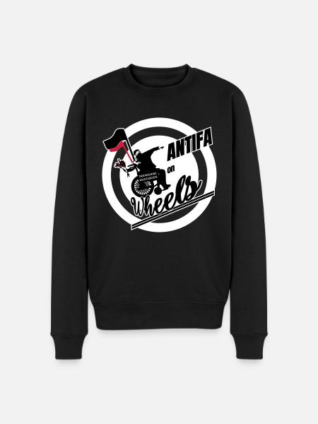 Antifa on Wheels - Pull Premium bio Homme - noir