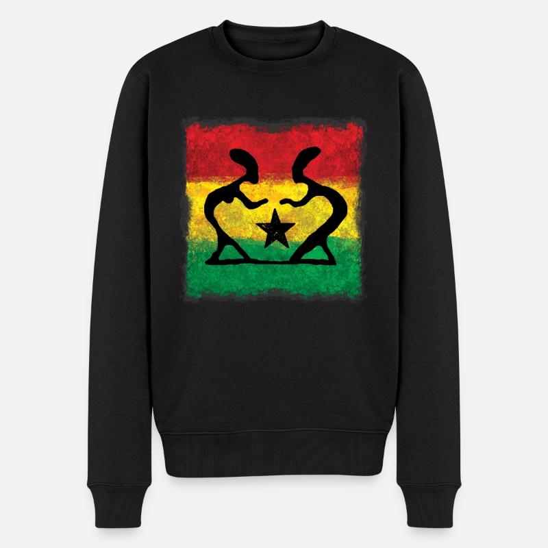 Reggae Danse - Pull Premium bio Homme - noir