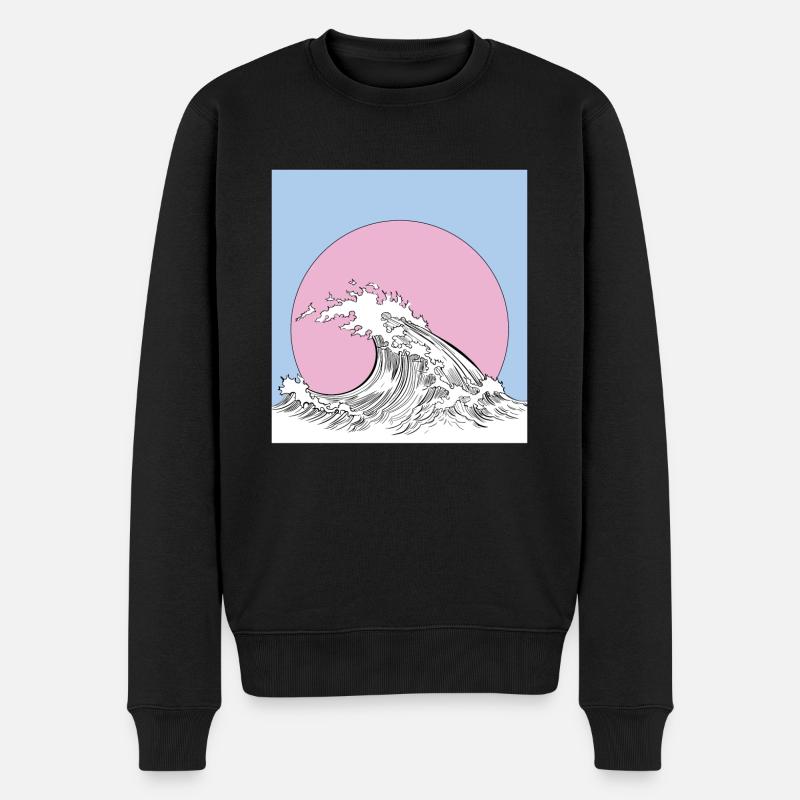 vague - Pull Premium bio Homme - noir