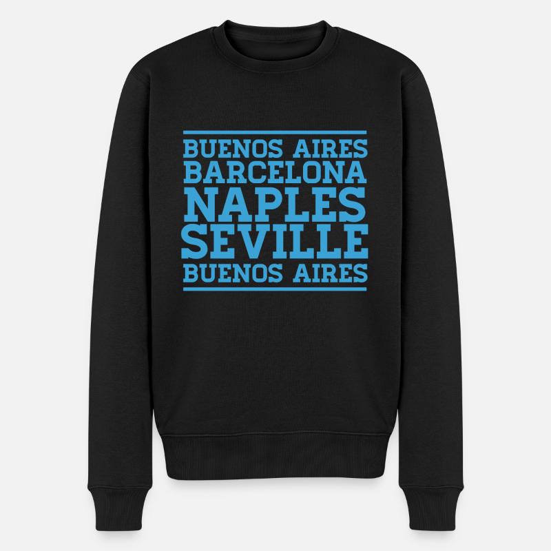 Buenos Aires - Pull Premium bio Homme - noir