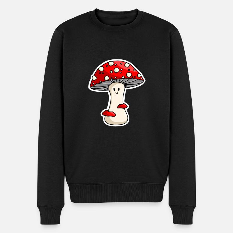 Joyeux crapaud rouge - Pull Premium bio Homme - noir