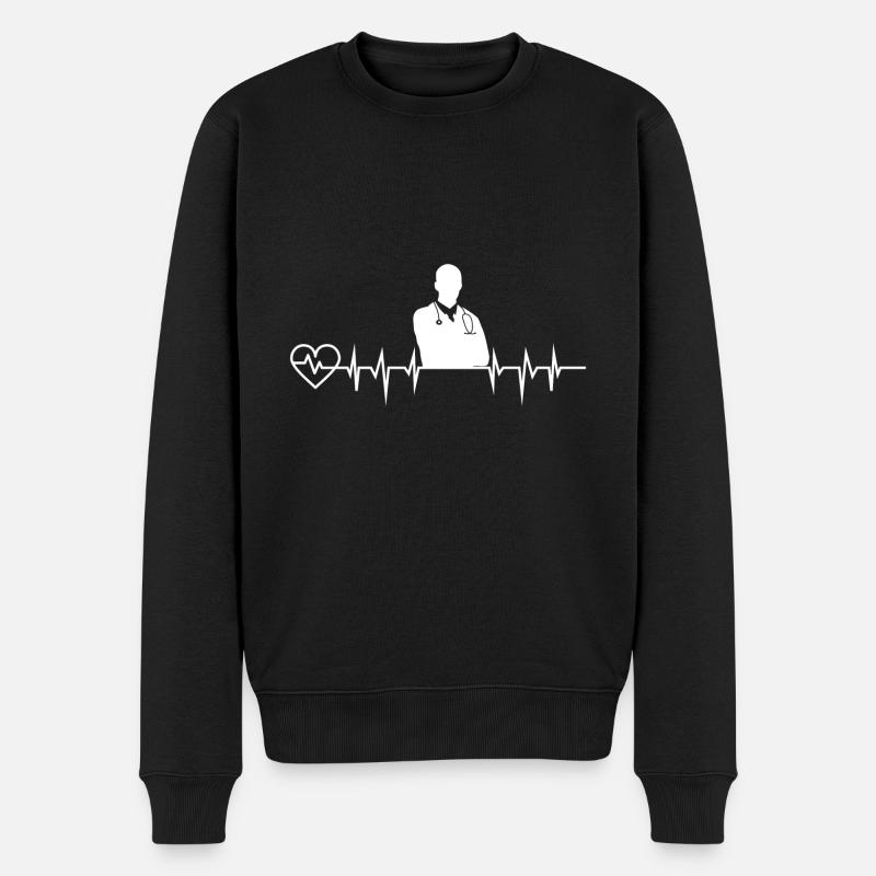 Docteur profession disant cadeau - Pull Premium bio Homme - noir