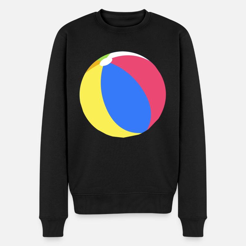 ballon de plage - Pull Premium bio Homme - noir