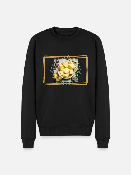 Potatos lover - Men's Premium Organic Jumper - black