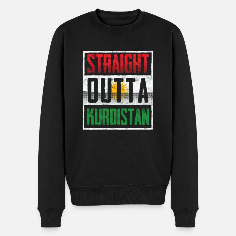 Directement du Kurdistan - Pull Premium bio Homme - noir