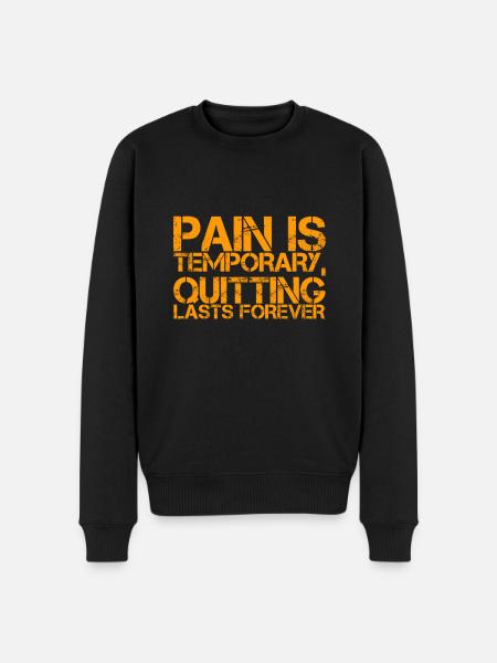 abandonner est durable - Pull Premium bio Homme - noir