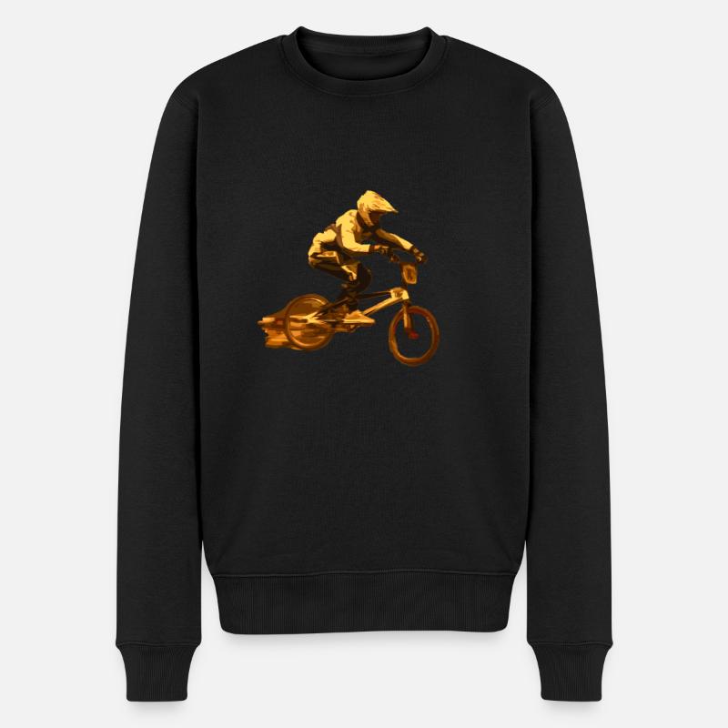 vélo bmx vtt - Pull Premium bio Homme - noir