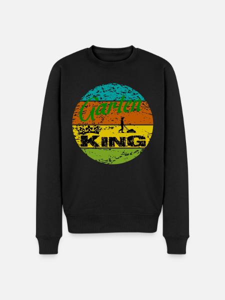 Garten - Männer Premium Bio Pullover - Schwarz