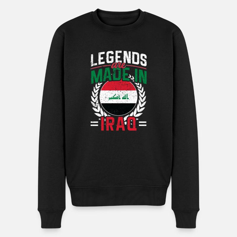 Idée cadeau Irak - Pull Premium bio Homme - noir