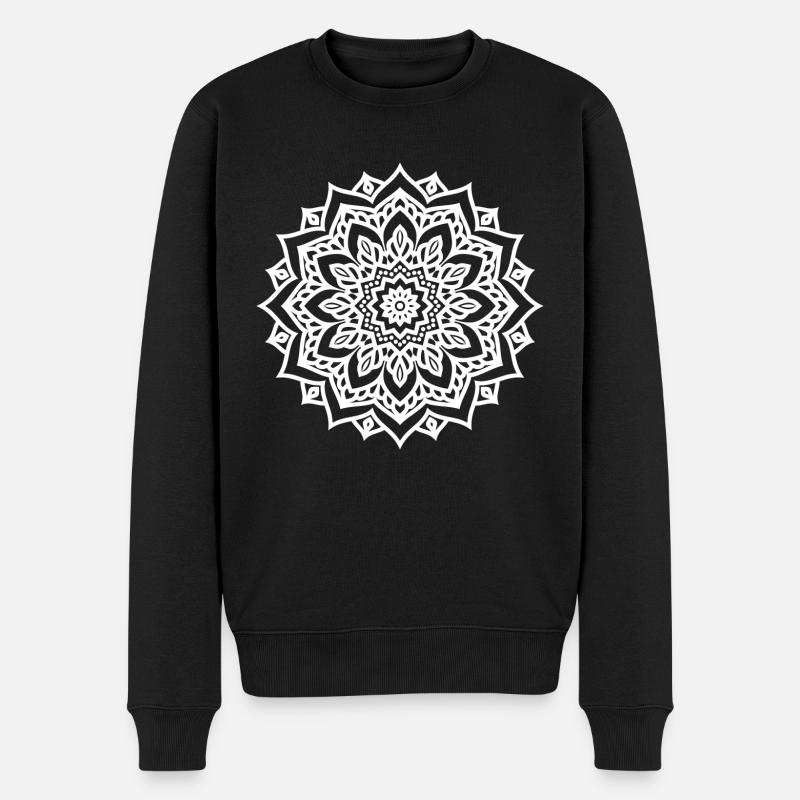 Style de vie psychédélique - Pull Premium bio Homme - noir