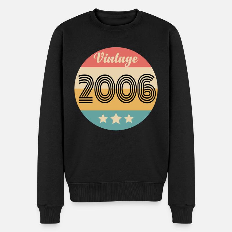 millésime 2006 - Pull Premium bio Homme - noir