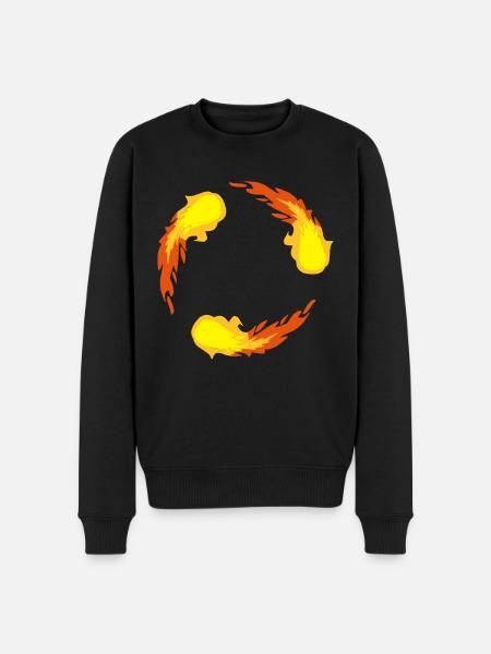 FireBalls - Men's Premium Organic Jumper - black