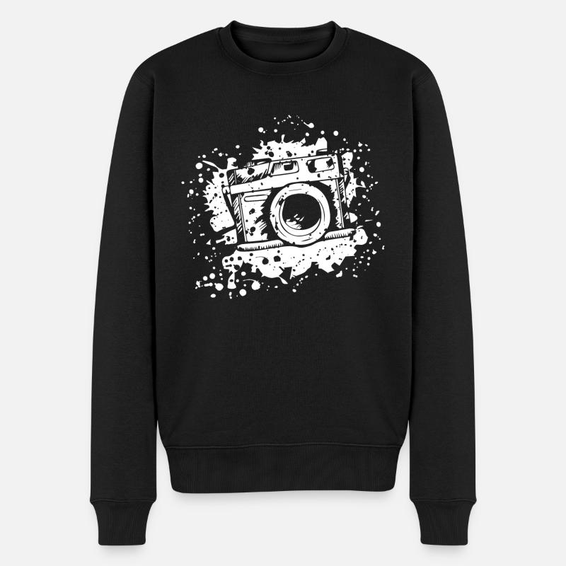 Photography - Männer Premium Bio Pullover - Schwarz