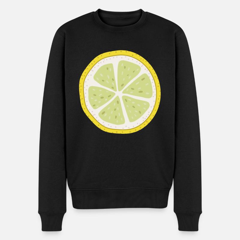 citron - Pull Premium bio Homme - noir